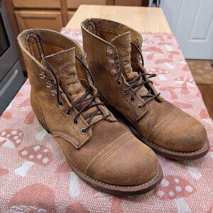 Red Wing Iron Ranger 8.5D Hawthorne Muleskinner leather 8113 boots